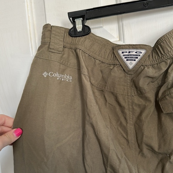Men’s Columbia PFG green pants size large- 32 length - Picture 4 of 4